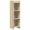 vidaXL Knižnica Dub sonoma 30 x 30 x 111 cm Kompozitné drevo
