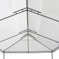 vidaXL Altánok 600x298x270 cm, biely 180g/m²