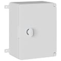 vidaXL Ovládacia skriňa Sivá 25 x 13 x 24 cm ABS plast