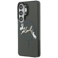 Puzdro Karl Lagerfeld IML KC Script MagSafe pre Samsung Galaxy S26 Ultra čierne