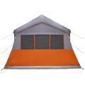 vidaXL Rodinný stan 487 x 340 x 216 cm Šedá a oranžová
