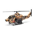 Vojenská sada s helikoptérou so svetlom a zvukom