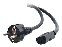 Elektrický kábel - CEE 7/7 (M) do IEC 60320 C13 - 2.5 m - čierna - Európa