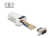 D-Sub 9 pin male to RJ45 female Assembly