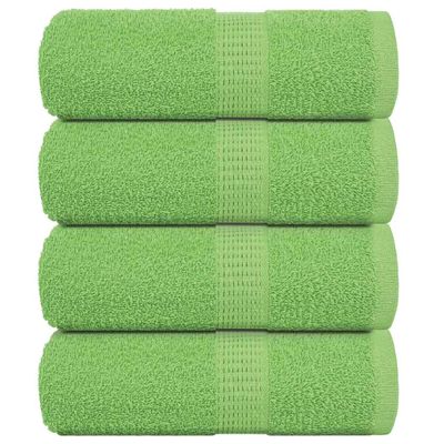 vidaXL Utierky na umývanie FROGN 4 ks jablkovo zelené 30x30 cm 360 g/m²