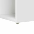 vidaXL Stôl Biela Kompozitné drevo 108 x 55 x 103.5 cm