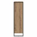 vidaXL Knižnica 99.5 x 30 x 108.5 cm Kompozitné drevo Remeselnícky dub