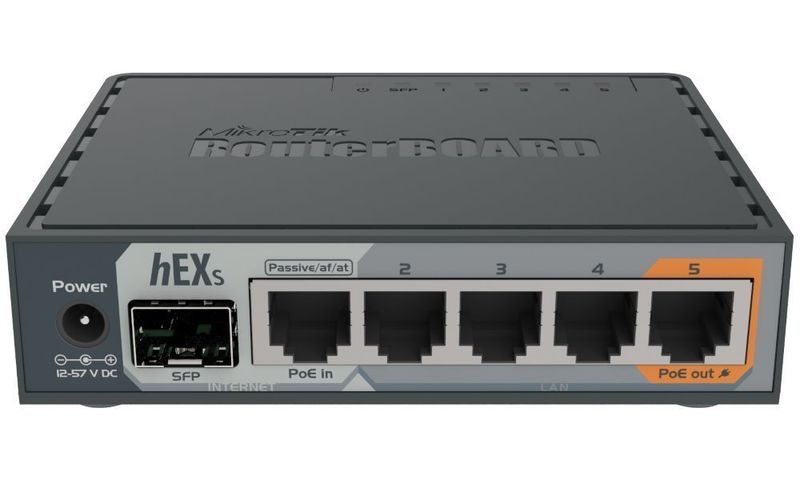 Routerboard MikroTik RB760iGS hEX, 5xGLAN, SFP, USB, L4, PSU
