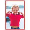 vidaXL Fotorámiky na stenu alebo stôl 5 ks červené 50x70 cm MDF