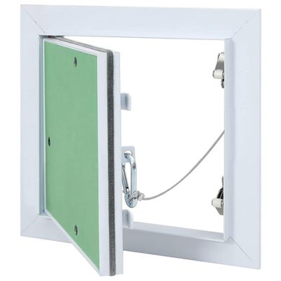 vidaXL Access Panel Zelená a strieborná 20 x 20 cm