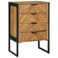 vidaXL Servírovacia skriňa 50 x 35 x 75 cm Akáciový masív