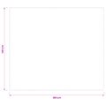 vidaXL Uterák na stôl 5 ks Obdĺžnikový Biela 140 x 180 cm