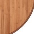 vidaXL Okrúhly koberec prírodný 60 cm bambus