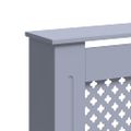 vidaXL Kryt na radiátor antracitový 172x19x81,5 cm MDF