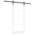vidaXL Posuvné dvere ORKDAL Biela a čierna 93 x 202 cm