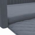 vidaXL Sedačka pre psa do auta sivá 70x45 cm ľanový vzhľad
