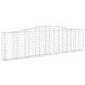 vidaXL Oblúkové gabiónové koše 20 ks 400x30x100/120cm pozinkov. železo