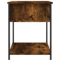 vidaXL Nočné stolíky 2 ks dymový dub 44x45x58 cm kompozitné drevo