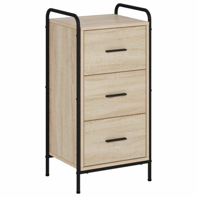 vidaXL Servírovacia skriňa Dub sonoma 97 x 33 x 81 cm Kompozitné drevo