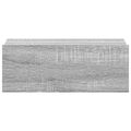vidaXL Nástenné nočné stolíky 2 ks sivé sonoma 40x30x15cm sprac. drevo