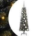 vidaXL Umelý vianočný stromček Zelená 120 cm PVC, plast a oceľ