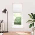 vidaXL plisovaná roleta biela 75x200 cm šírka látky 74,4 cm