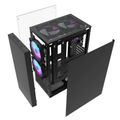 Počítačová skriňa Darkflash A290 + 3 ventilátory (čierna)