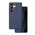 Jednoduché karbonové puzdro pre Samsung Galaxy S26 modré