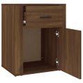 vidaXL Nočný stolík hnedý dub 50x36x60 cm spracované drevo
