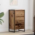 vidaXL Servírovacia skriňa Staré drevo 42 x 36 x 75.5 cm