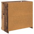 vidaXL Servírovacia skriňa 70 x 35,5 x 67,5 cm Staré drevo