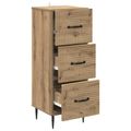 vidaXL Zásuvkový kabinet 33 x 34,5 x 89,5 cm Kompozitné drevo