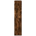 vidaXL Knižnica dymový dub 100x33x155,5 cm kompozitné drevo
