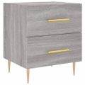 vidaXL Nočné stolíky 2 ks sivé sonoma 40x35x47,5 cm kompozitné drevo