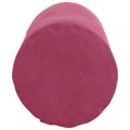 vidaXL Podložkové vankúše 2 pcs Víno červené Ø 15 x 40 cm