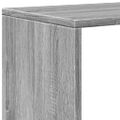 vidaXL Knižnica 3-poschodová sivá sonoma 99x29x99 cm kompozitné drevo