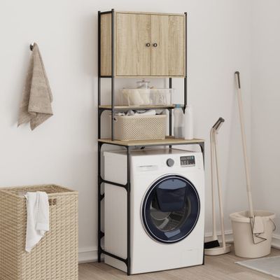 vidaXL Skrinka na práčku dub sonoma 68x48,5x194 cm