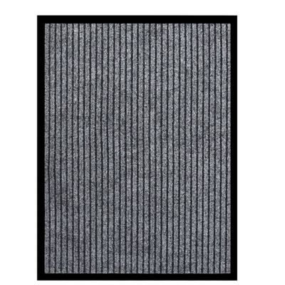 vidaXL Rohožka pruhovaná sivá 60x80 cm