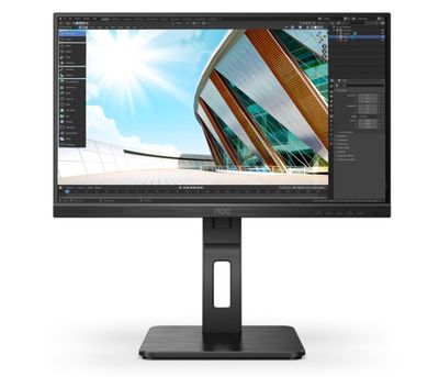 AOC/Q24P2Q/23,8''/IPS/QHD/75Hz/4ms/Čierna/3R