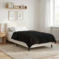 vidaXL Prikrývka na celý rok 135 x 220 cm 4 ročné obdobia Čierna