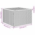 vidaXL Súprava záhradných pohoviek 9 ks Čierna polyratan