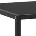 vidaXL Konferenčný stolík, čierny, čierne sklo 100x50x35 cm