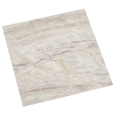 vidaXL Samo-lepiace podlahové dosky 30,5 x 30,5 cm 20 pcs PVC Béžová