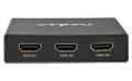 NEDIS HDMI přepínač/ 3x HDMI vstup/ 1x HDMI výstup/ 8K@60Hz/ 45 Gbps/ dálkově ovládaní/ hliník/ antracit HDMI prepínac, 3× vstup, 1× výstup, 8K@60Hz, 4K@120Hz, 48 Gbps, HDCP 2.3, dálkový ovladac, hliník, antracit