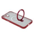 Puzdro s magnetickým krúžkom pre iPhone 14 6,1" červené