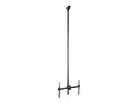 8.2' to 9.8' Long Pole - Full Motion - Supports Displays 32" to 75" - For VESA Mount Compatible TVs (FPCEILPTBLP) - Držiak - pre plochý panel - vysoko odolná oceľ - čierna - veľkosť obrazovky: 32"-70" - stropná montáž - pre P/N: HDMIPLATE