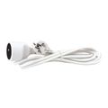 Predlužovací kábel EMOS P0113 spojka 3m, biela / PVC / 1 mm2