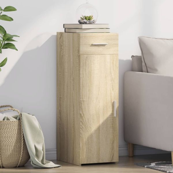 vidaXL Komoda dub sonoma 30x42,5x93 cm kompozitné drevo