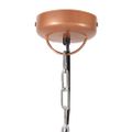 vidaXL Industriálna závesná lampa 42 cm, medená E27