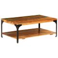 vidaXL Konferenčný stolík s poličkou 100x60x35 cm, recyklovaný masív